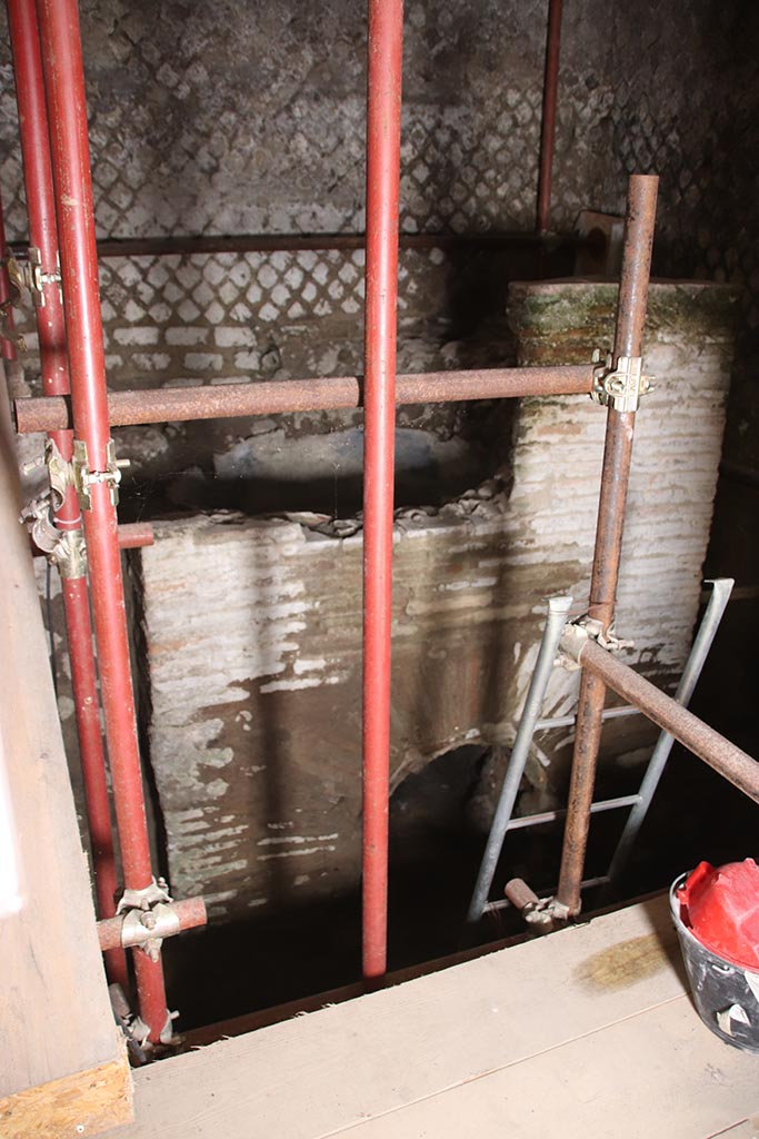 Herculaneum Suburban Baths. October 2023. Praefurnium, or furnace room. Photo courtesy of Klaus Heese.